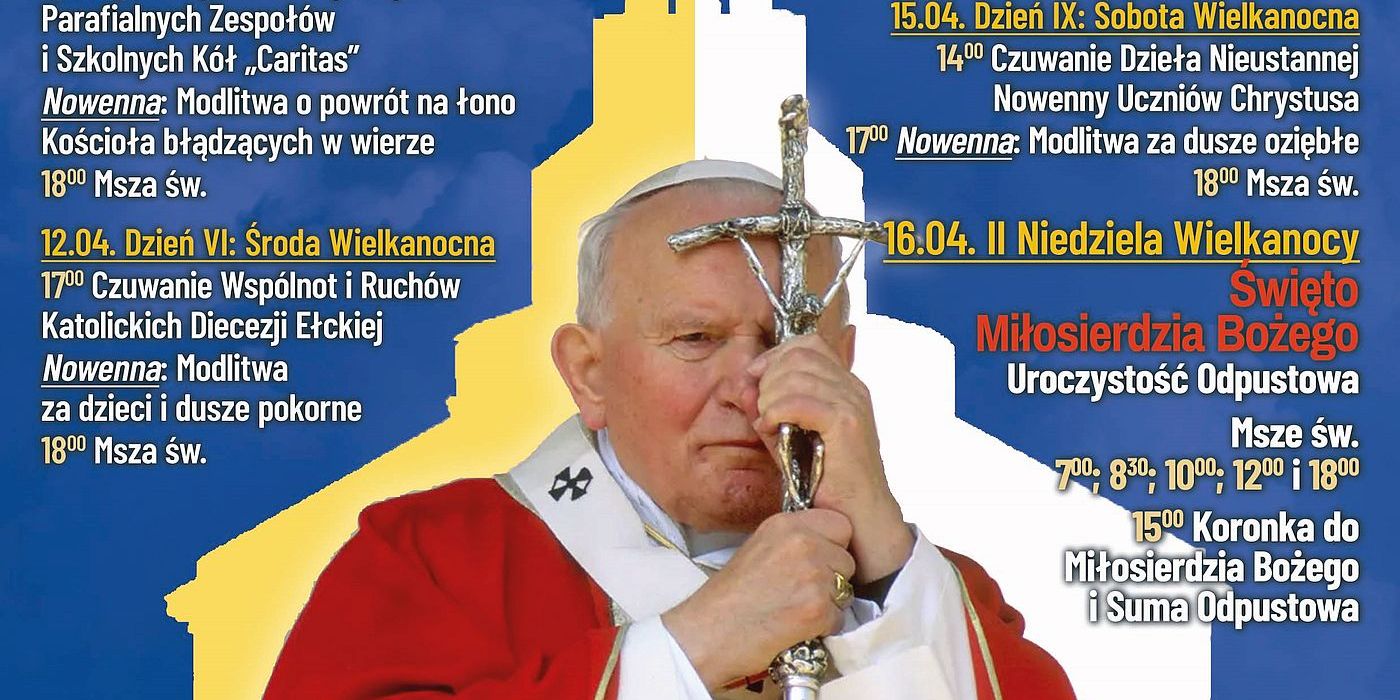 Nowenna przed Świętem Miłosierdzia Bożego 2023